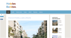 Desktop Screenshot of hotelesybaratos.net