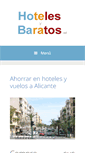 Mobile Screenshot of hotelesybaratos.net